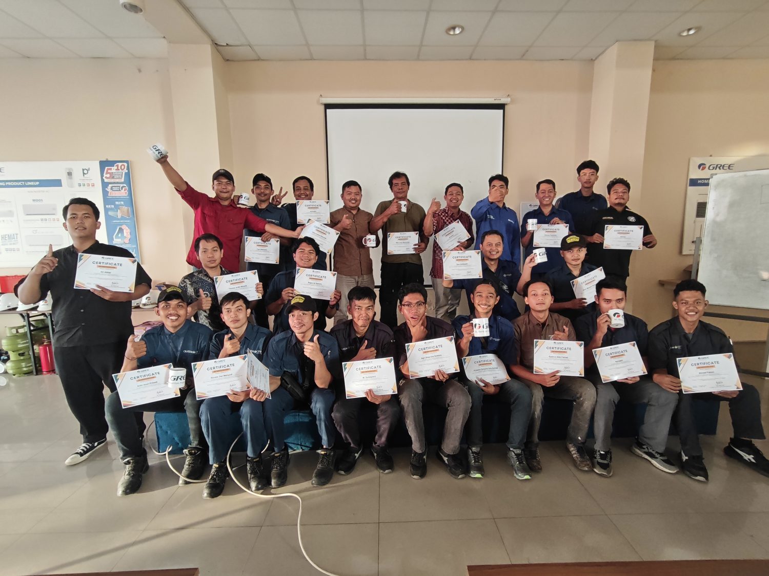 Pelatihan Teknis HVAC di Gree Training Center Semarang Berlangsung Sukses, Tingkatkan Kompetensi Tim Operasional